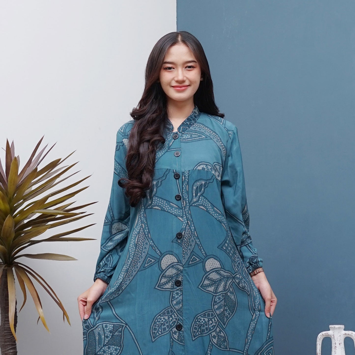 Gamis Batik Rayon Premium - Batik Surya Teja (GB 1-5)