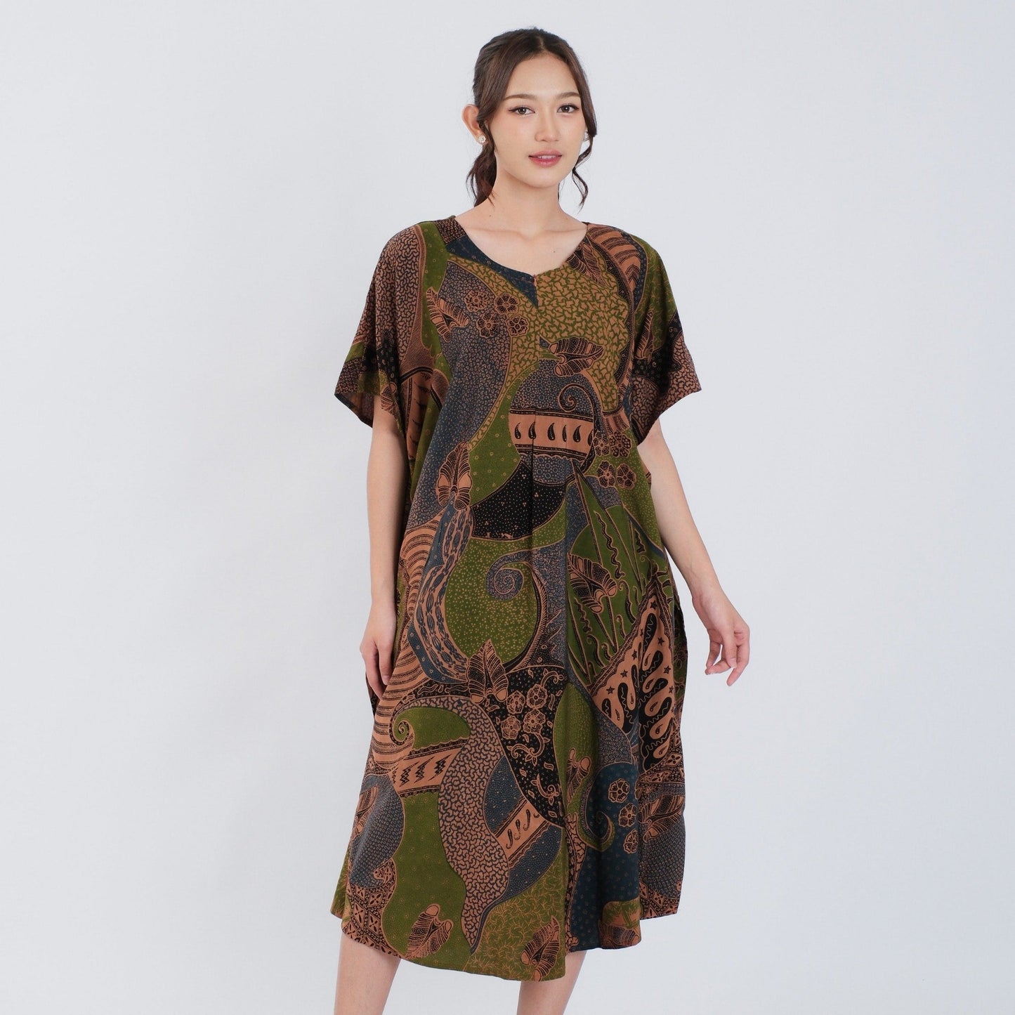 Daster Kelelawar Batik Rayon Premium - Batik Surya Teja (DLL 6-10)