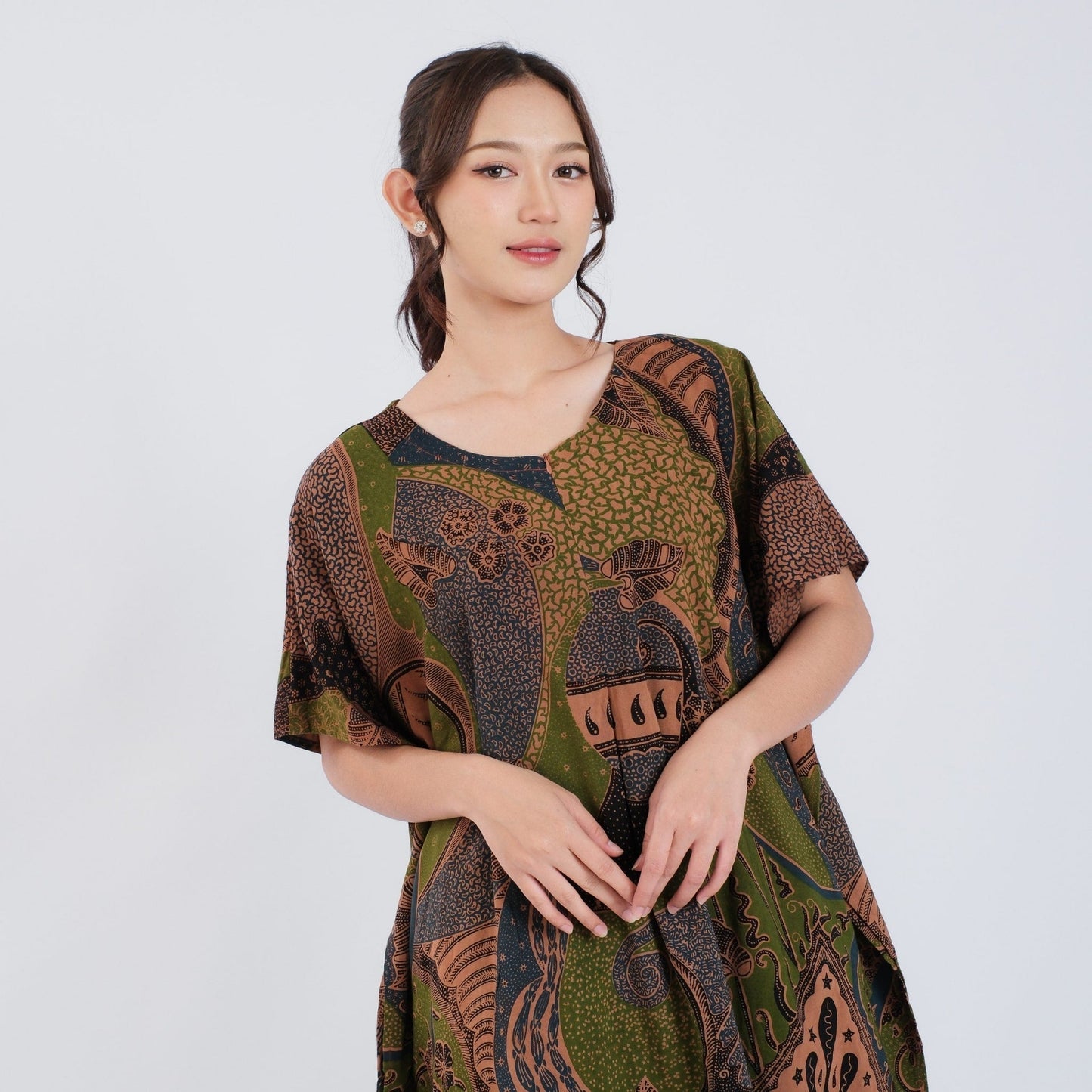 Daster Kelelawar Batik Rayon Premium - Batik Surya Teja (DLL 6-10)
