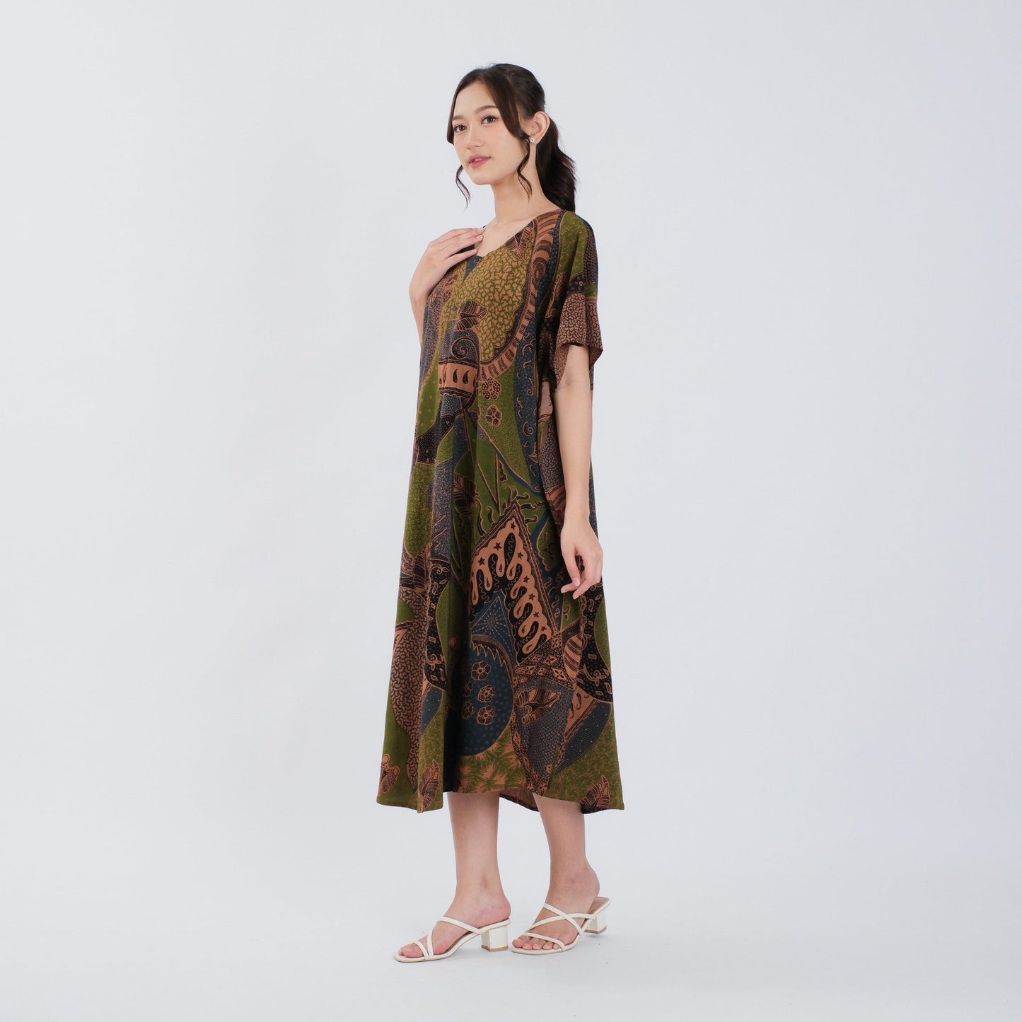 Daster Kelelawar Batik Rayon Premium - Batik Surya Teja (DLL 6-10)