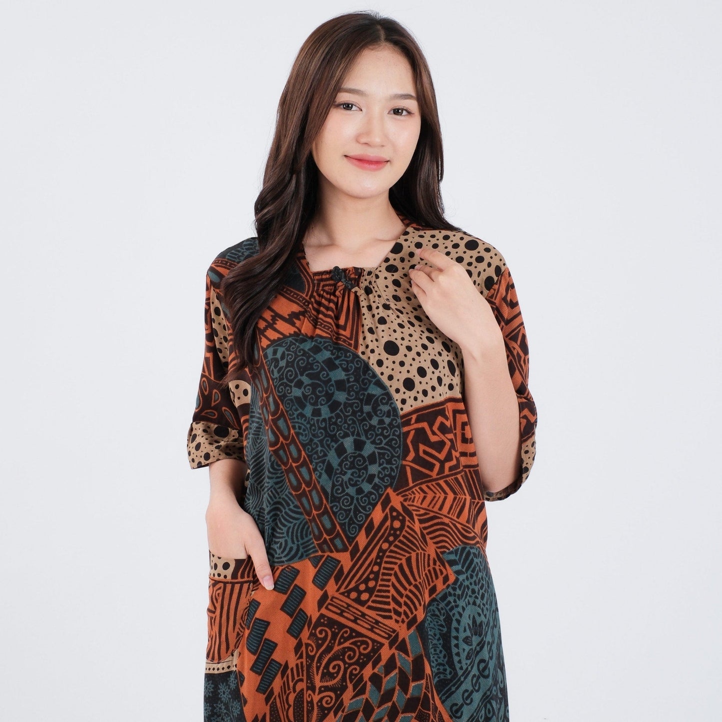Daster Batik Kerut Rayon Premium - Batik Surya Teja (DSL 6-10)