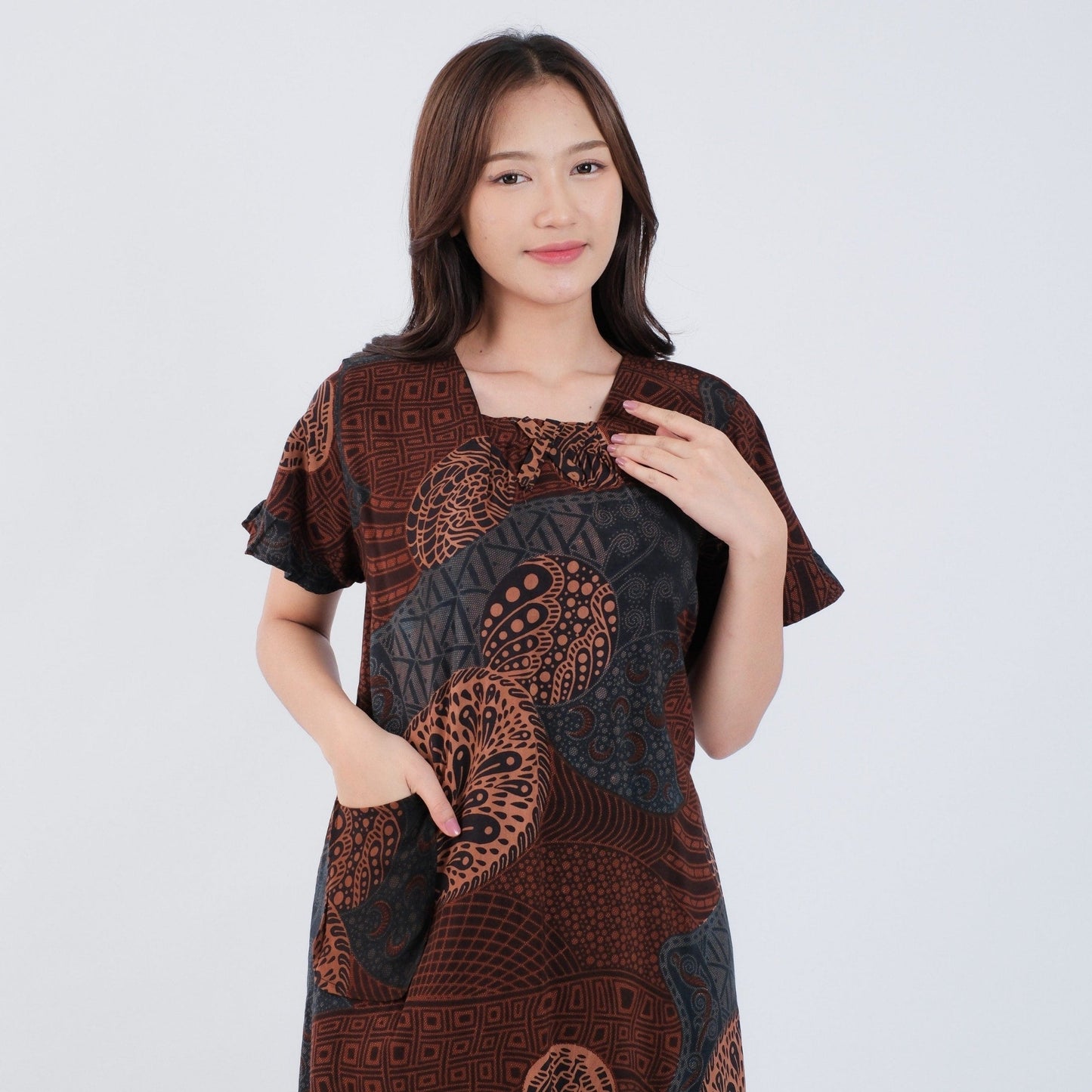 Daster Batik Kerut Rayon Premium - Batik Surya Teja (DSL 11-15)