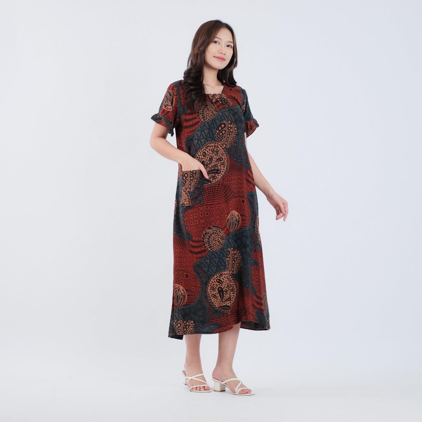 Daster Batik Kerut Rayon Premium - Batik Surya Teja (DSL 11-15)
