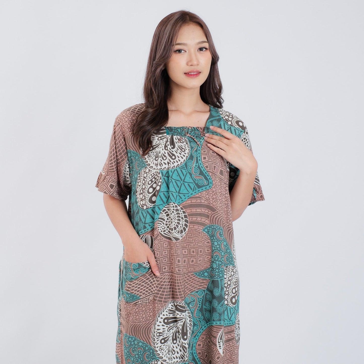Daster Batik Kerut Rayon Premium - Batik Surya Teja (DSS 1-5)