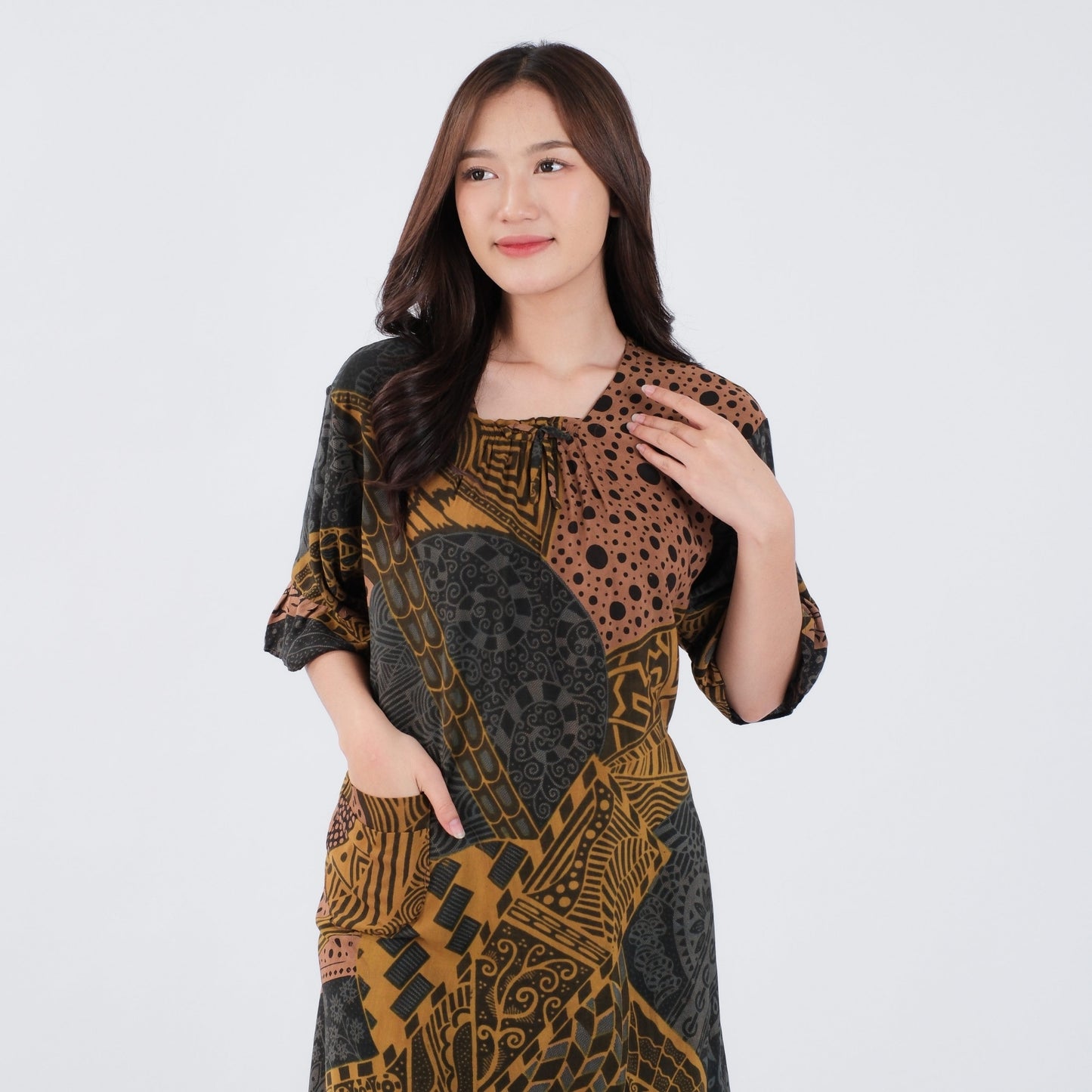 Daster Batik Kerut Rayon Premium - Batik Surya Teja (DSL 6-10)
