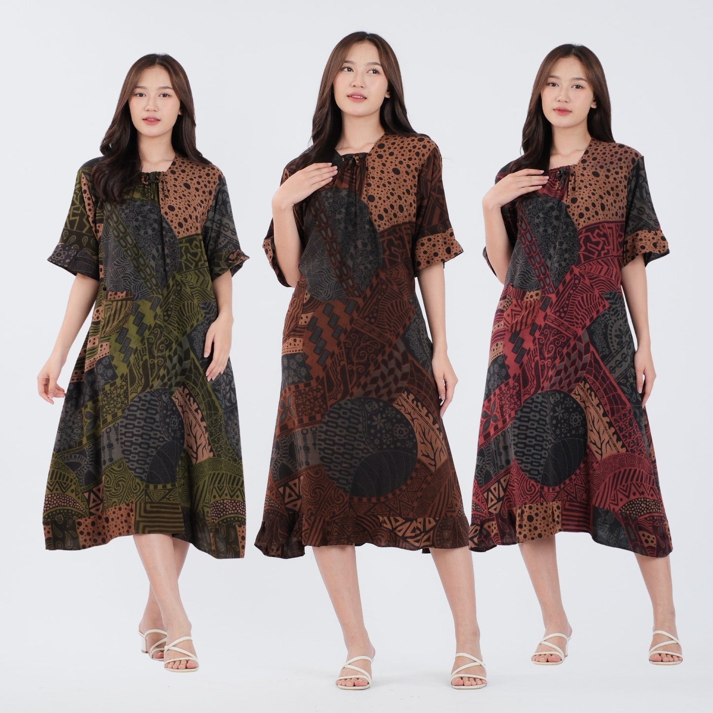 Daster Batik Kerut Rayon Premium - Batik Surya Teja (DSL 6-10)