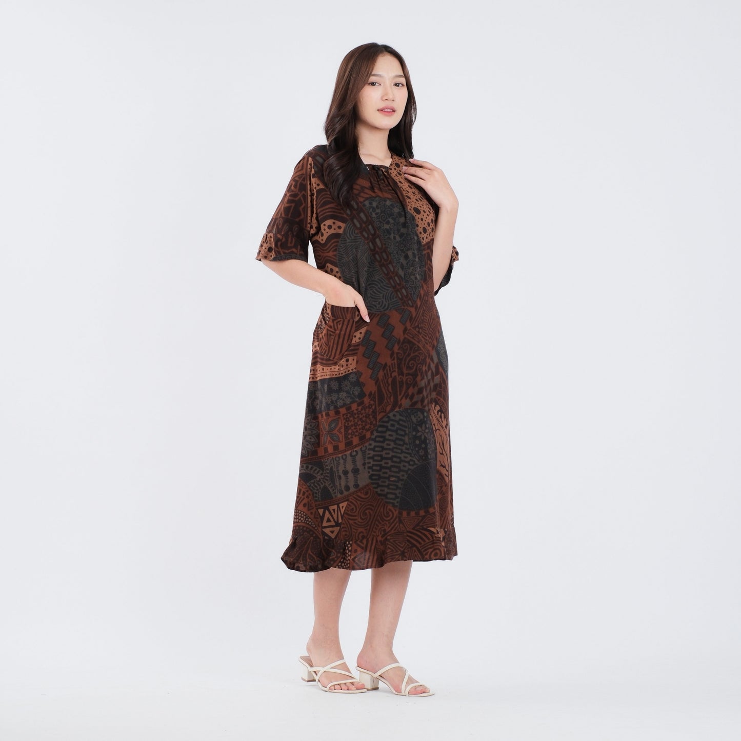 Daster Batik Kerut Rayon Premium - Batik Surya Teja (DSL 6-10)