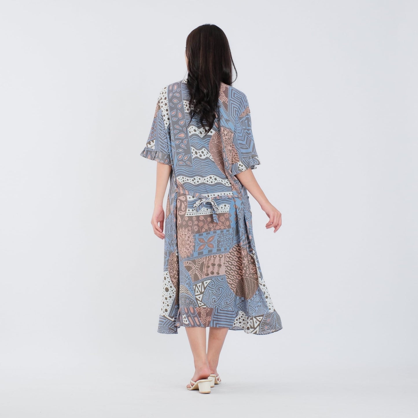 Daster Batik Resleting Rayon Premium - Batik Surya Teja (DRB 1-13)
