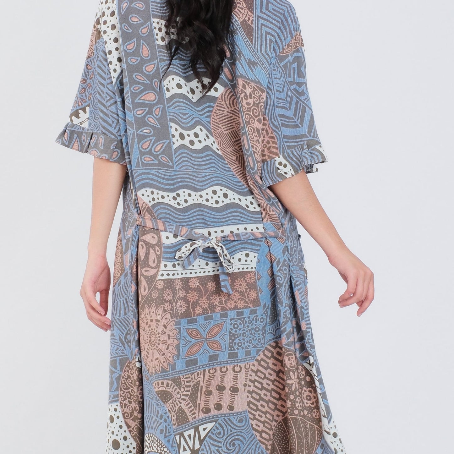 Daster Batik Resleting Rayon Premium - Batik Surya Teja (DRB 1-13)
