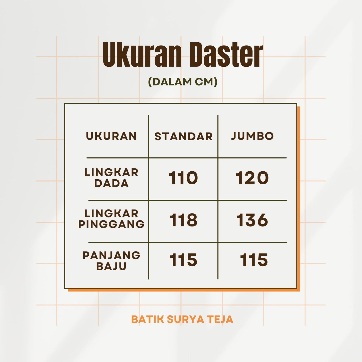 Daster Batik Resleting Rayon Premium - Batik Surya Teja (DRB 1-13)