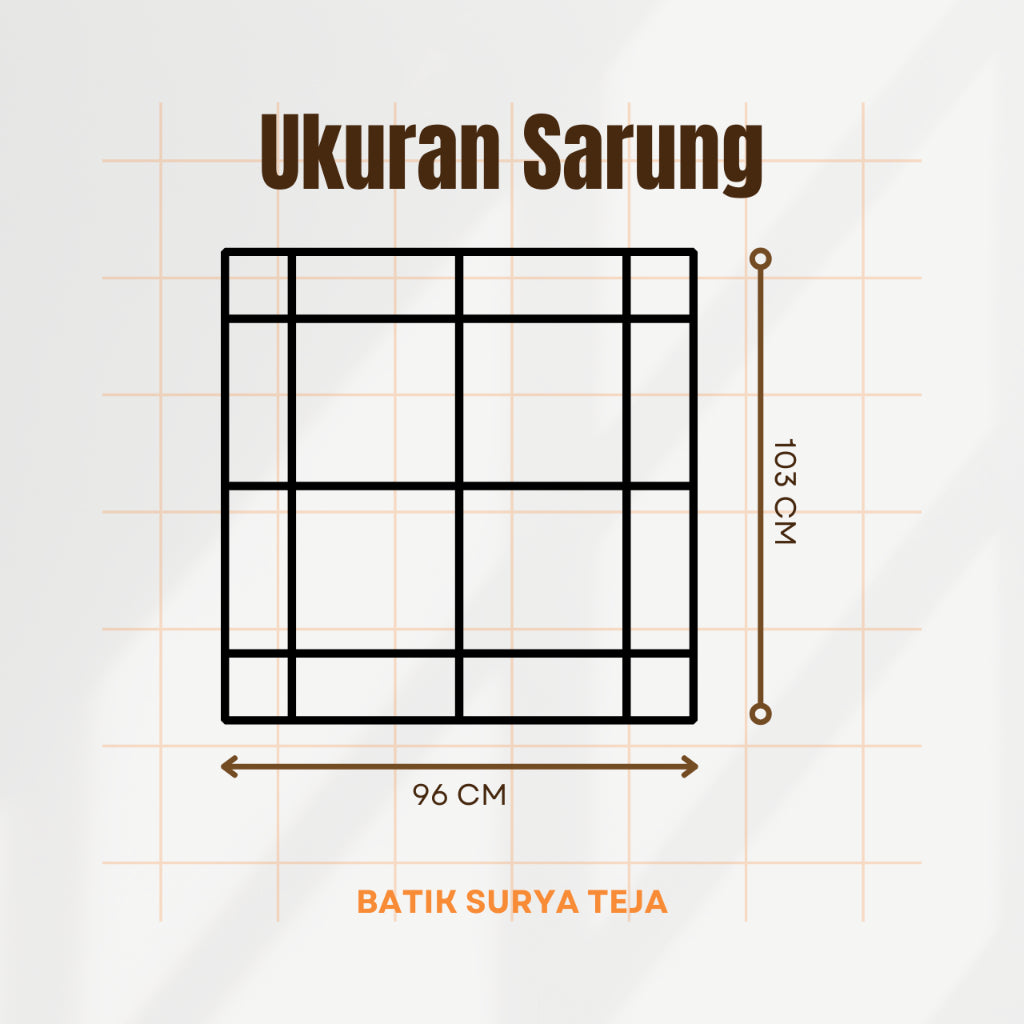 Sarung Batik Tulis Asli Pekalongan Katun Premium Surya Teja Pria Dewasa SBT-4
