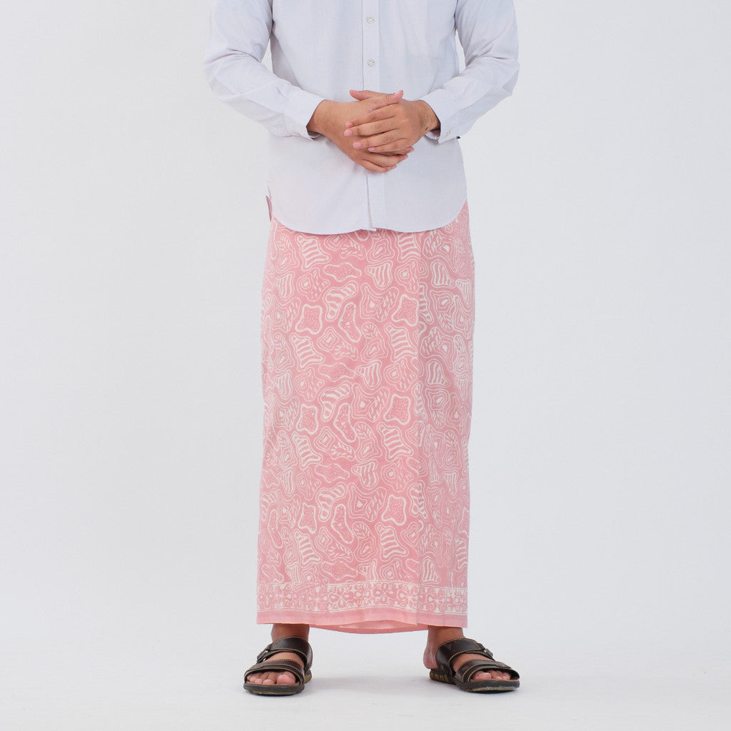 Sarung Batik Cap Pastel Monokrom Rayon Surya Teja SPM-9