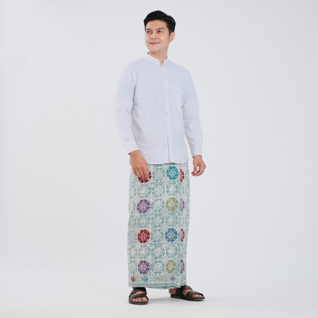 Sarung Batik Cap Pastel Colet Rayon Surya Teja SPC-9