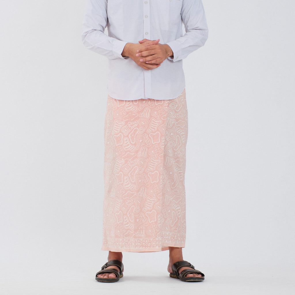 Sarung Batik Cap Pastel Monokrom Rayon Surya Teja SPM-6