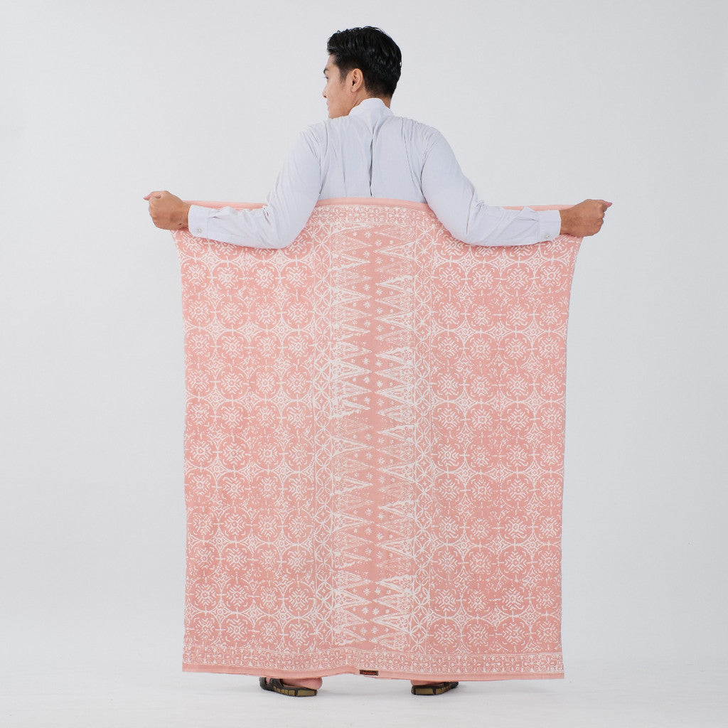 Sarung Batik Cap Pastel Monokrom Rayon Surya Teja SPM-1