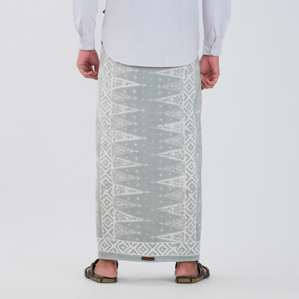 Sarung Batik Cap Pastel Monokrom Rayon Surya Teja SPM-19
