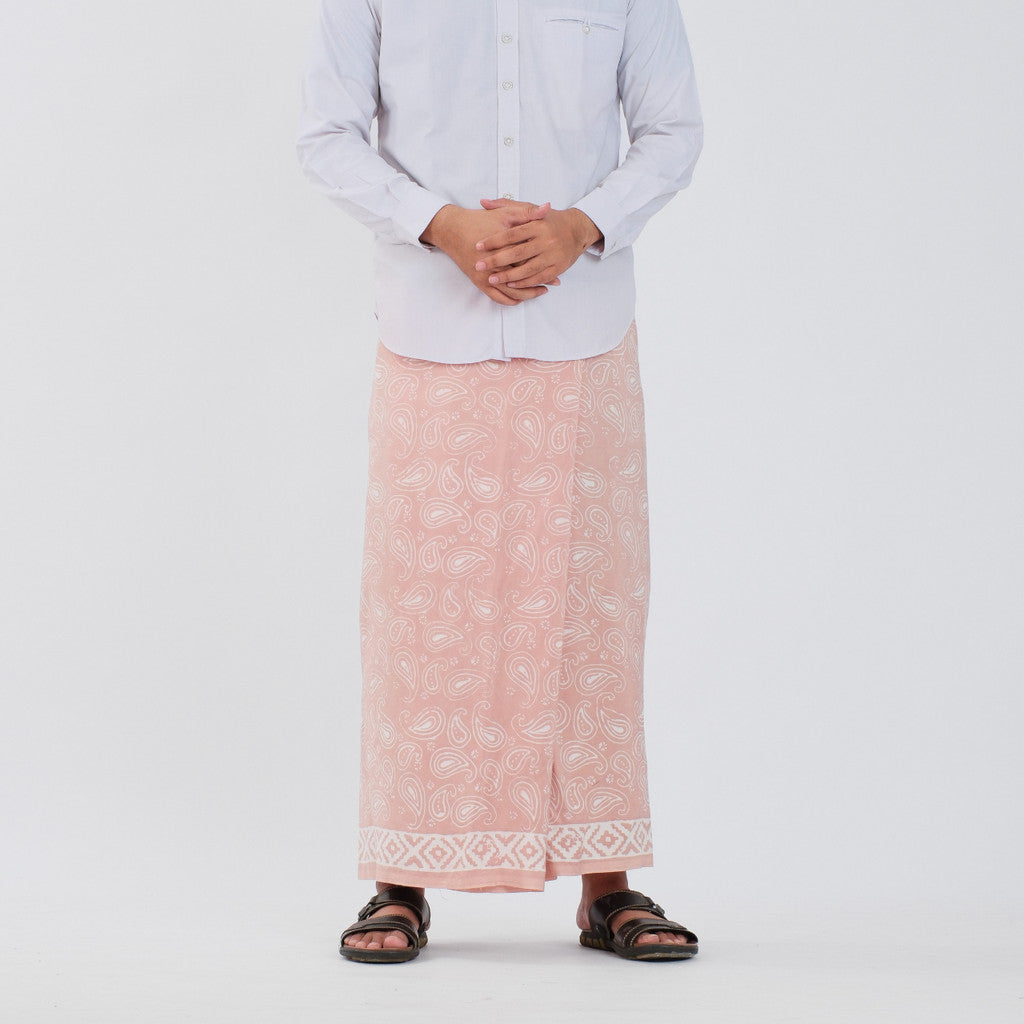 Sarung Batik Cap Pastel Monokrom Rayon Surya Teja SPM-20