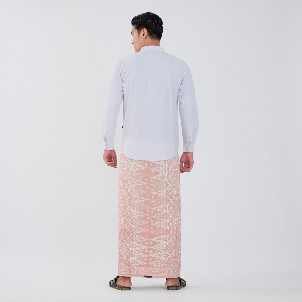 Sarung Batik Cap Pastel Monokrom Rayon Surya Teja SPM-1