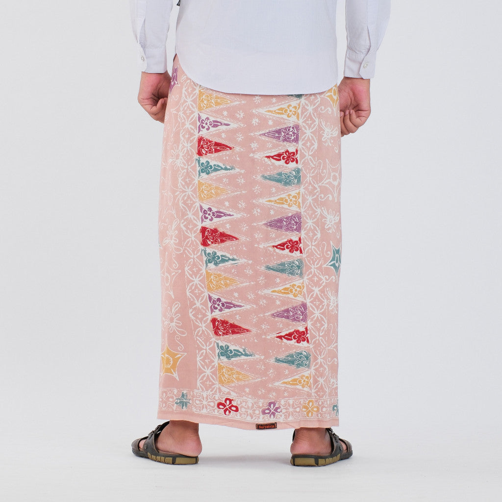 Sarung Batik Cap Pastel Colet Rayon Surya Teja SPC-2