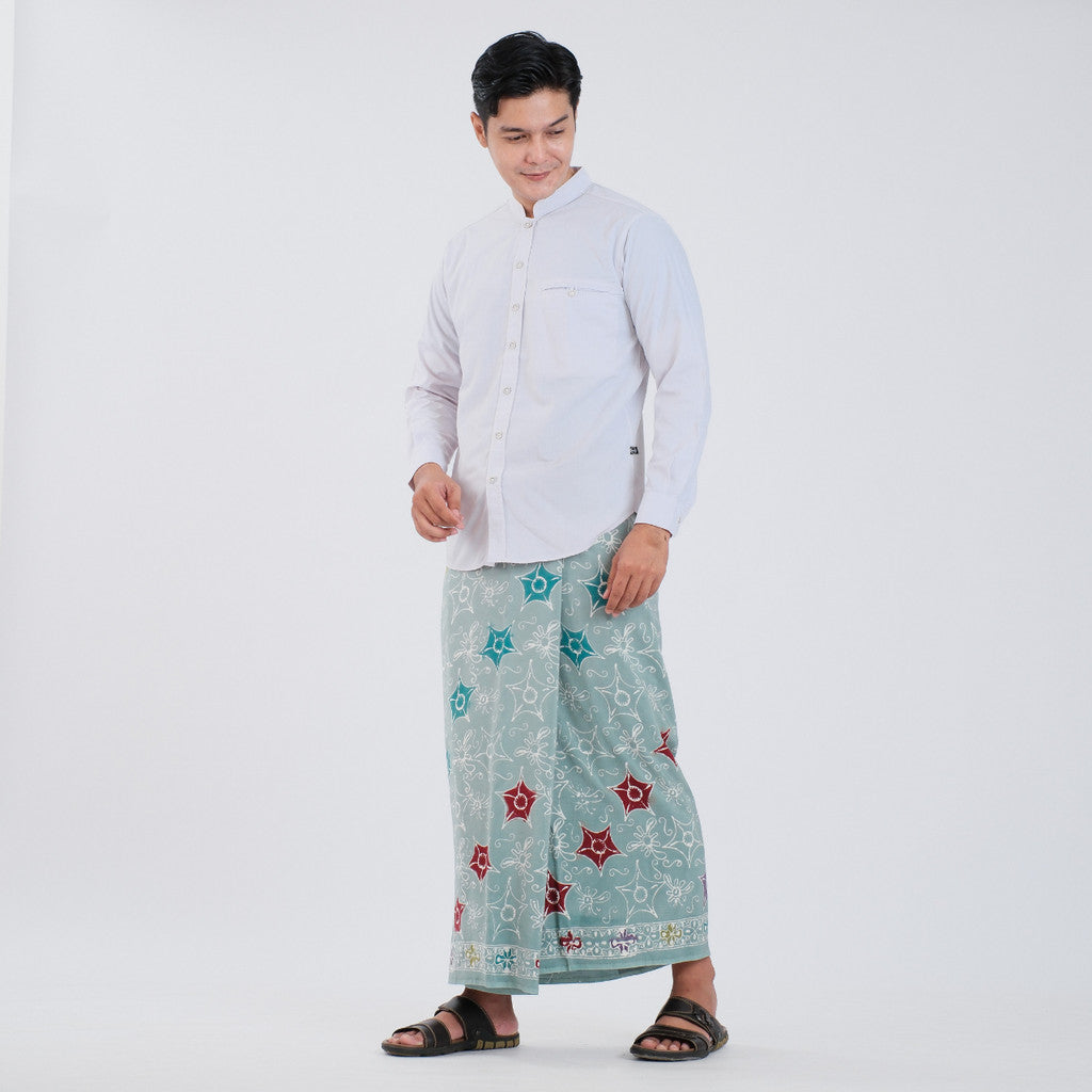 Sarung Batik Cap Pastel Colet Rayon Surya Teja SPC-4