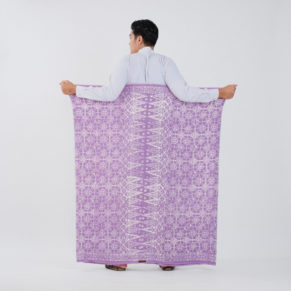 Sarung Batik Cap Pastel Monokrom Rayon Surya Teja SPM-3