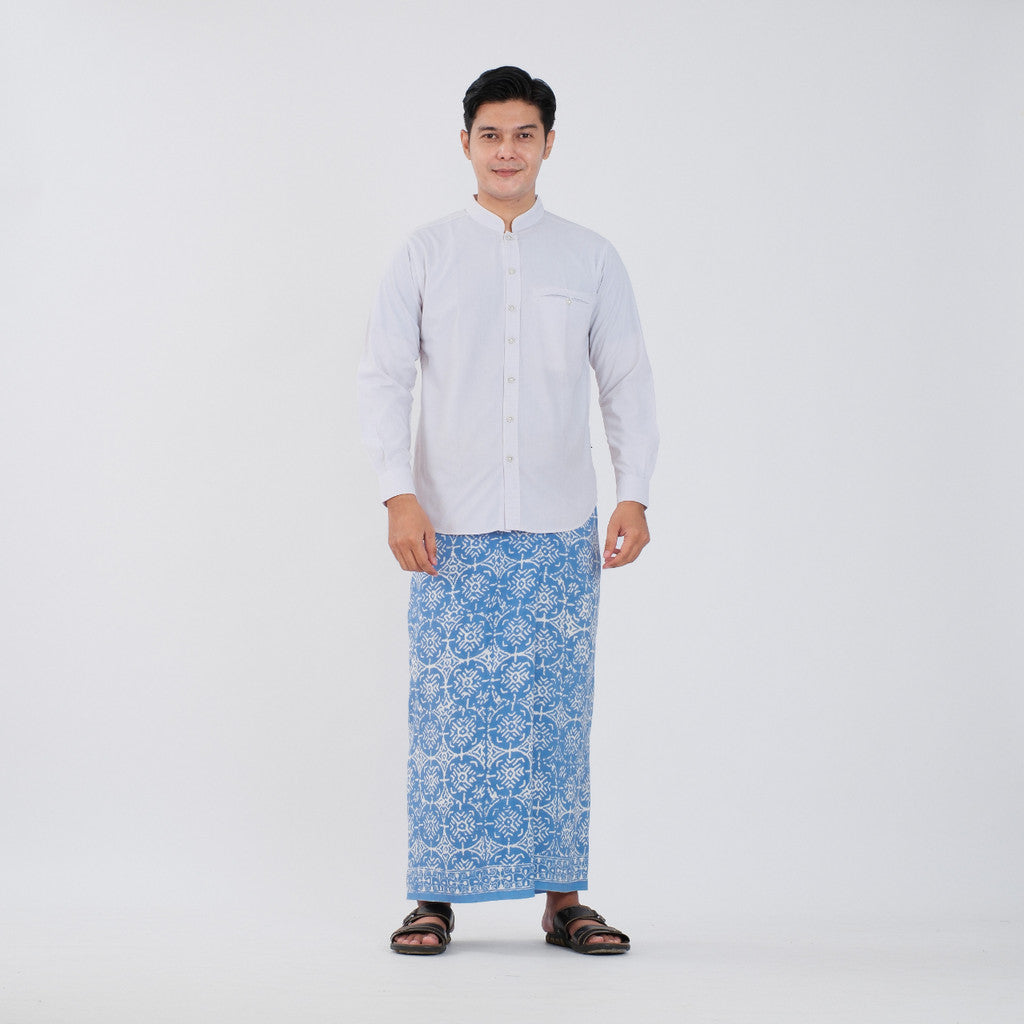 Sarung Batik Cap Pastel Monokrom Rayon Surya Teja SPM-5