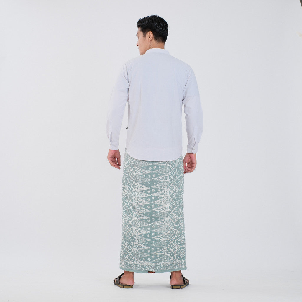 Sarung Batik Cap Pastel Monokrom Rayon Surya Teja SPM-2