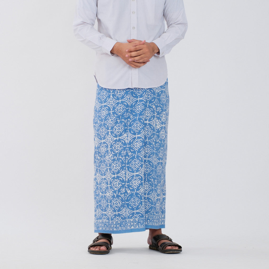 Sarung Batik Cap Pastel Monokrom Rayon Surya Teja SPM-5