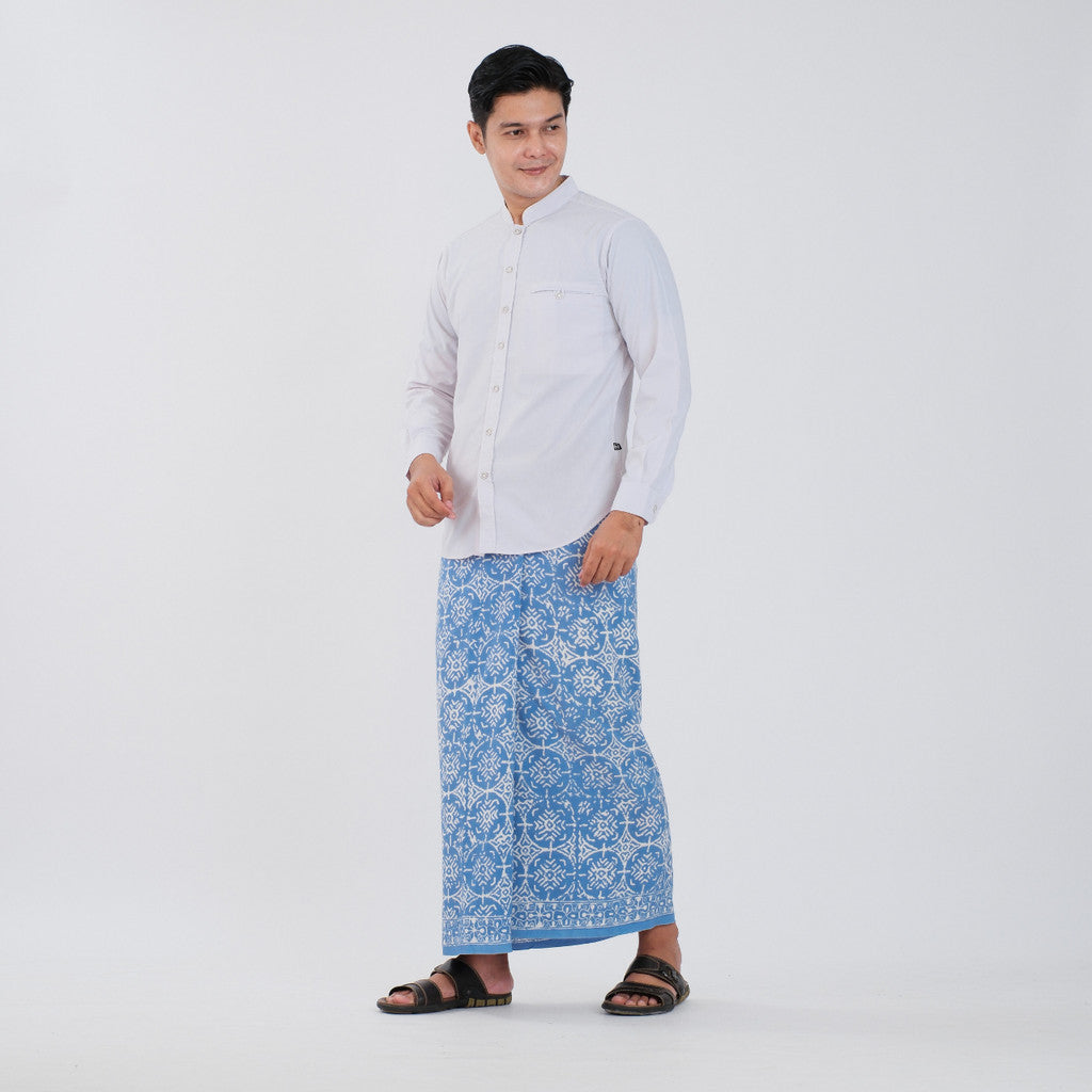 Sarung Batik Cap Pastel Monokrom Rayon Surya Teja SPM-5