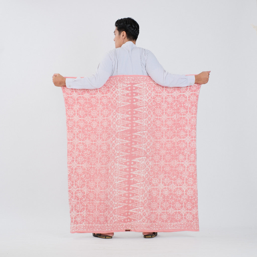 Sarung Batik Cap Pastel Monokrom Rayon Surya Teja SPM-4