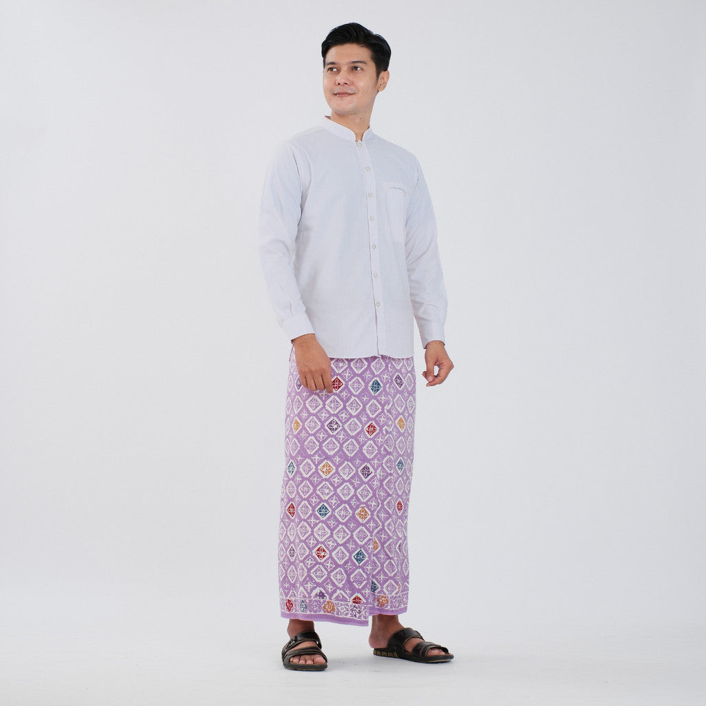 Sarung Batik Cap Pastel Colet Rayon Surya Teja SPC-15