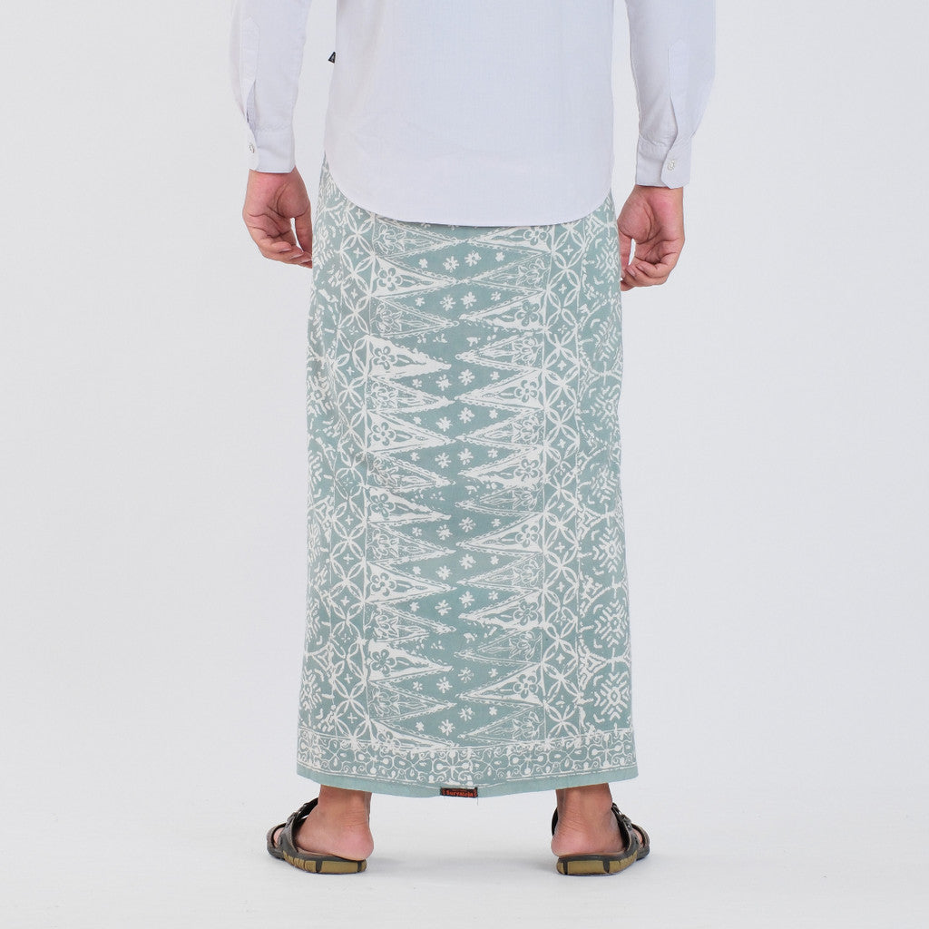 Sarung Batik Cap Pastel Monokrom Rayon Surya Teja SPM-2