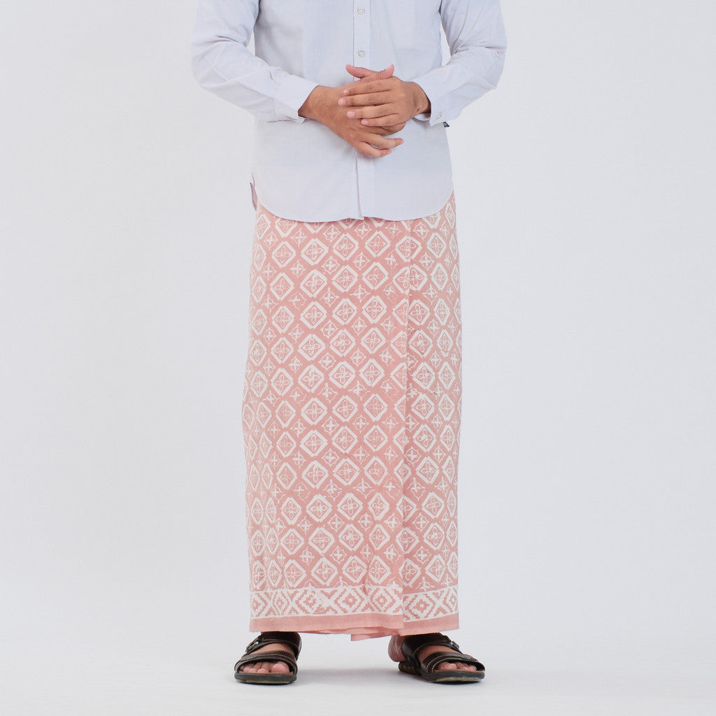 Sarung Batik Cap Pastel Monokrom Rayon Surya Teja SPM-11