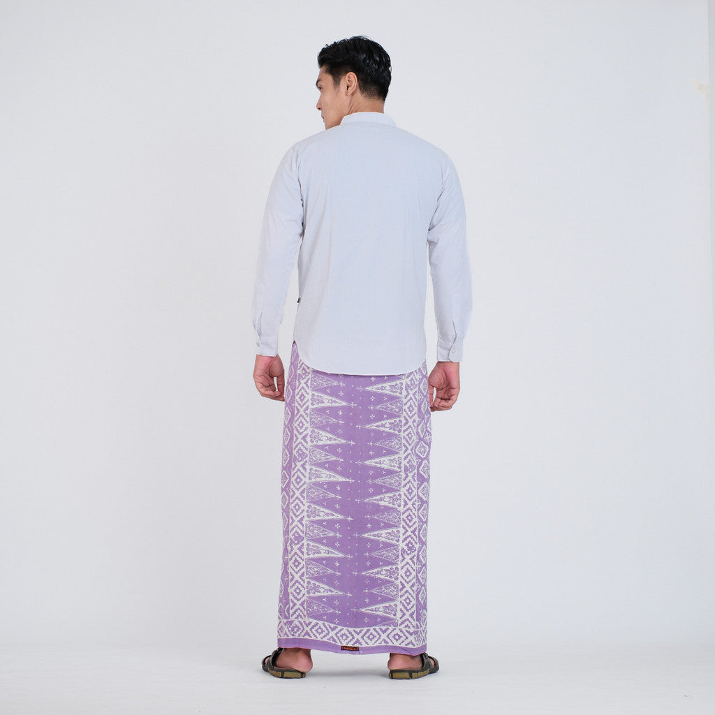 Sarung Batik Cap Pastel Monokrom Rayon Surya Teja SPM-13