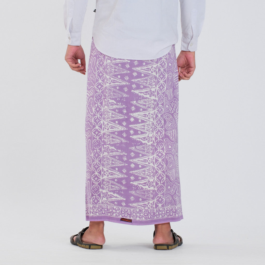 Sarung Batik Cap Pastel Monokrom Rayon Surya Teja SPM-8