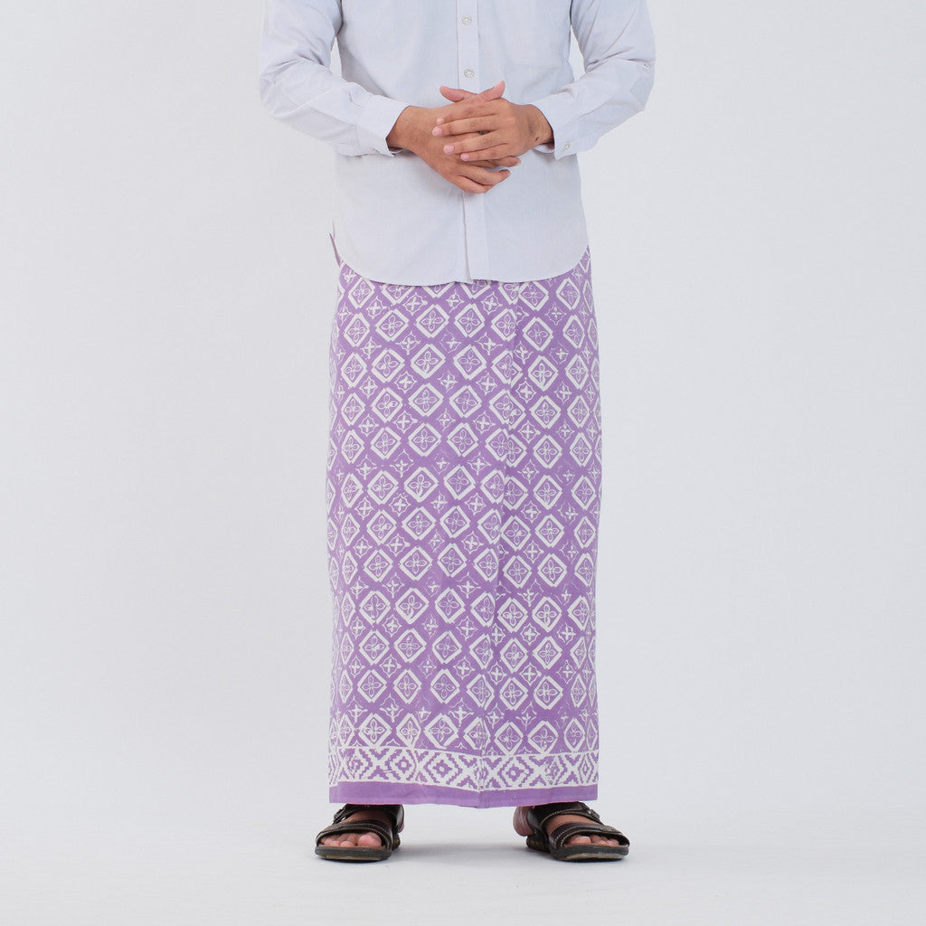 Sarung Batik Cap Pastel Monokrom Rayon Surya Teja SPM-13