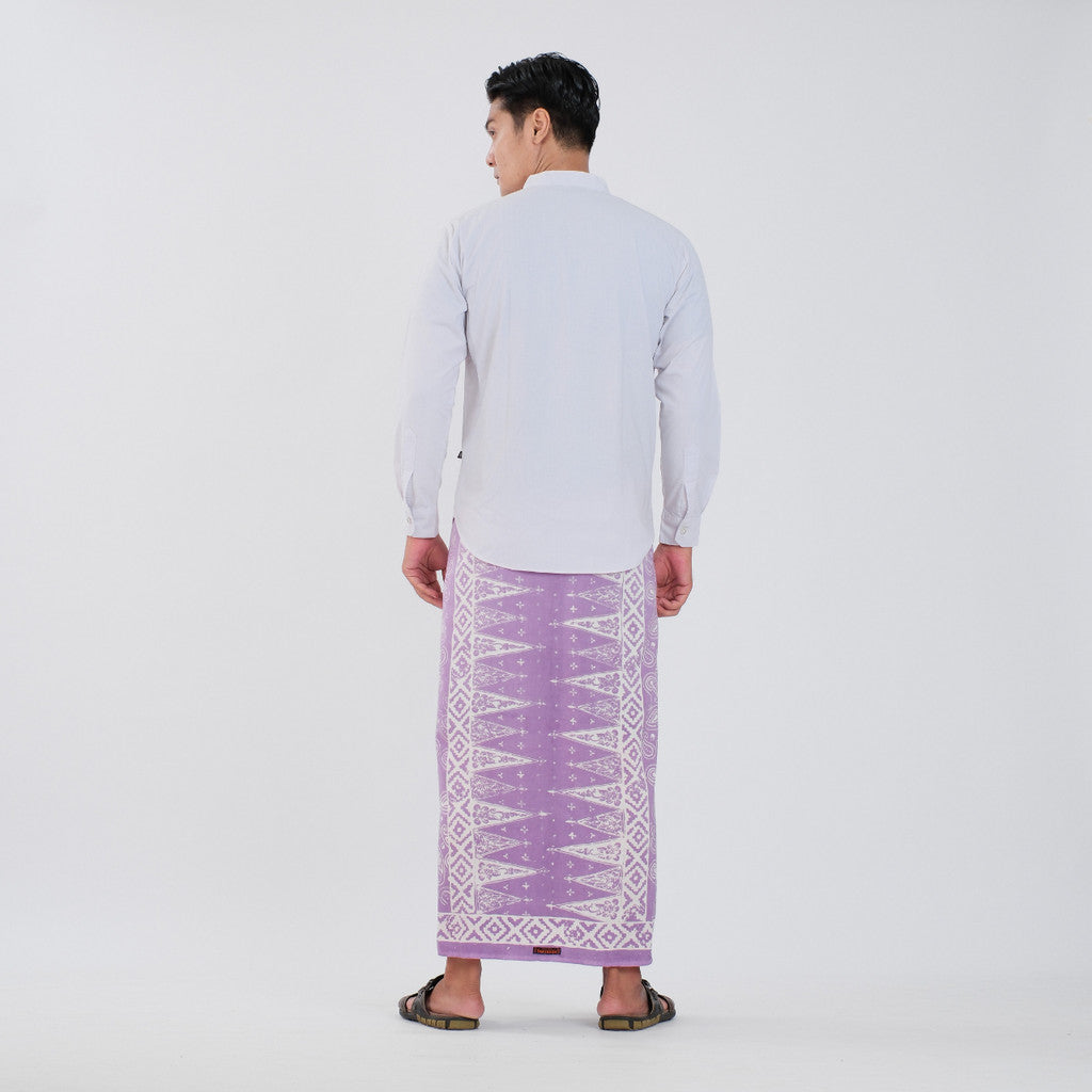 Sarung Batik Cap Pastel Monokrom Rayon Surya Teja SPM-18