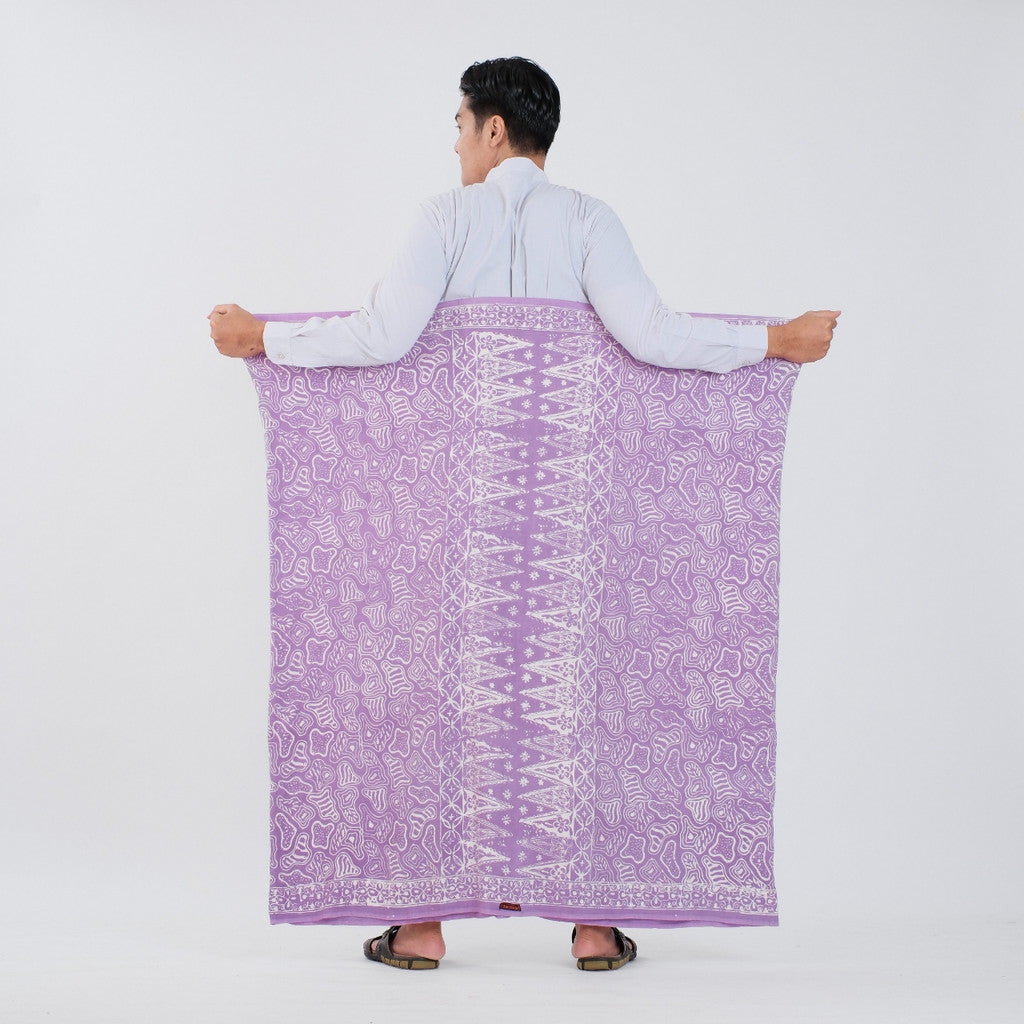Sarung Batik Cap Pastel Monokrom Rayon Surya Teja SPM-8