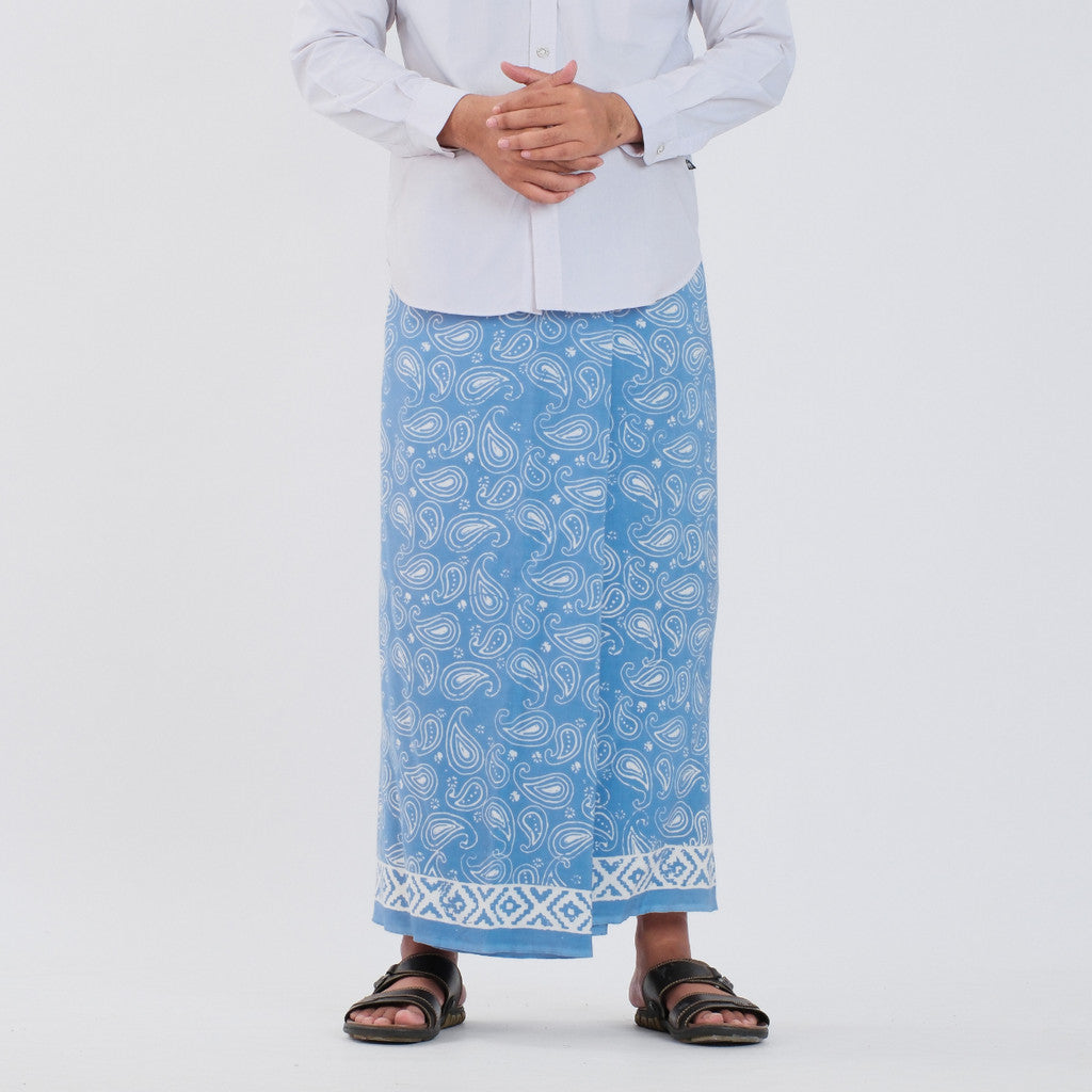 Sarung Batik Cap Pastel Monokrom Rayon Surya Teja SPM-16