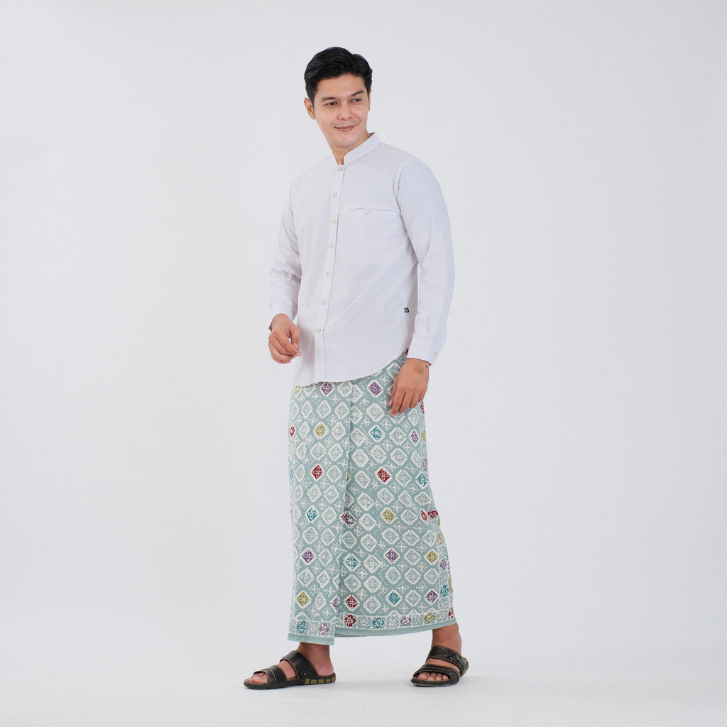 Sarung Batik Cap Pastel Colet Rayon Surya Teja SPC-14