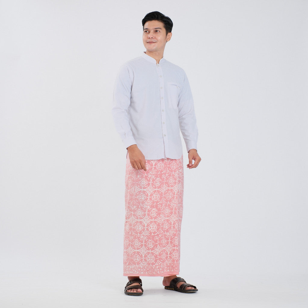 Sarung Batik Cap Pastel Monokrom Rayon Surya Teja SPM-4