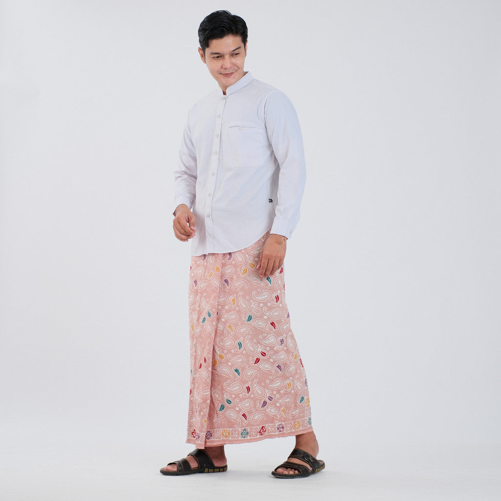 Sarung Batik Cap Pastel Colet Rayon Surya Teja SPC-17