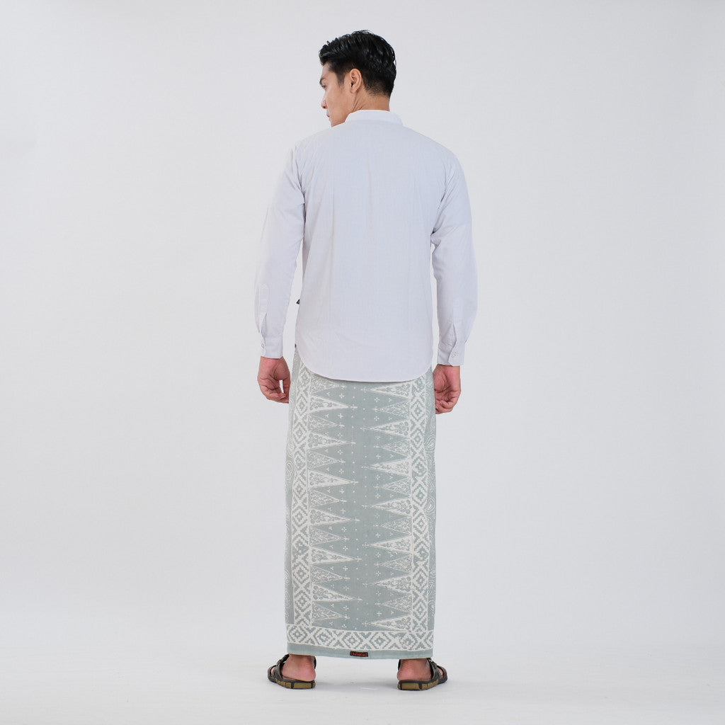 Sarung Batik Cap Pastel Monokrom Rayon Surya Teja SPM-19
