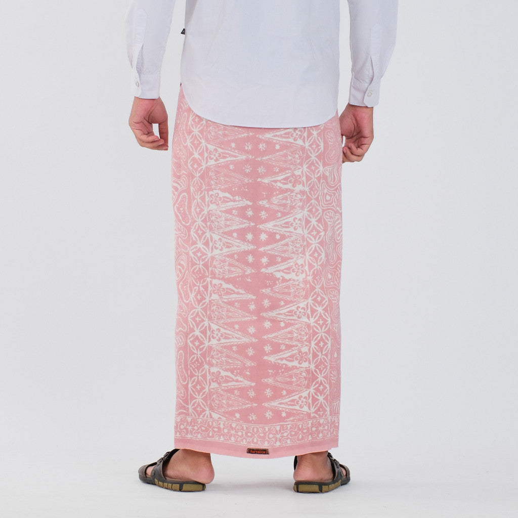 Sarung Batik Cap Pastel Monokrom Rayon Surya Teja SPM-9