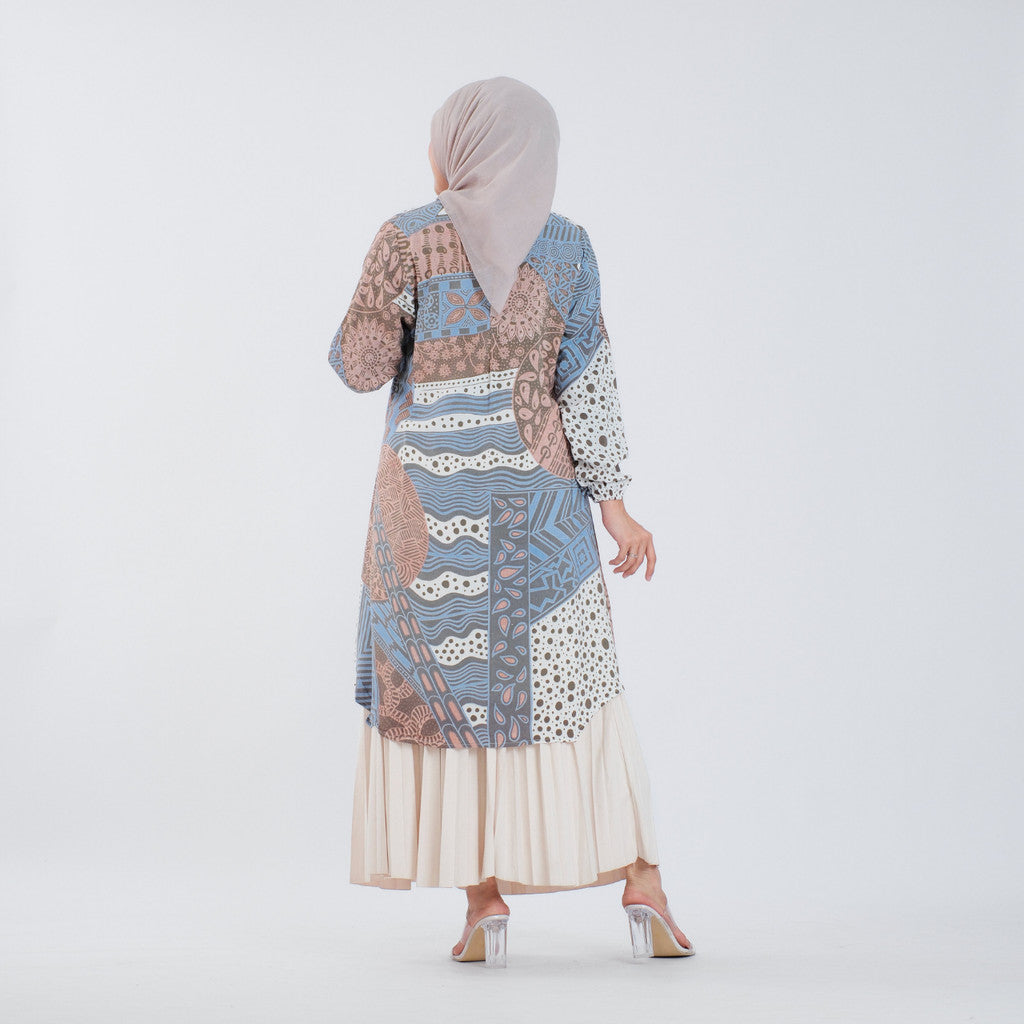 Atasan Batik Wanita Tunik Rayon Surya Teja Pekalongan TS-4