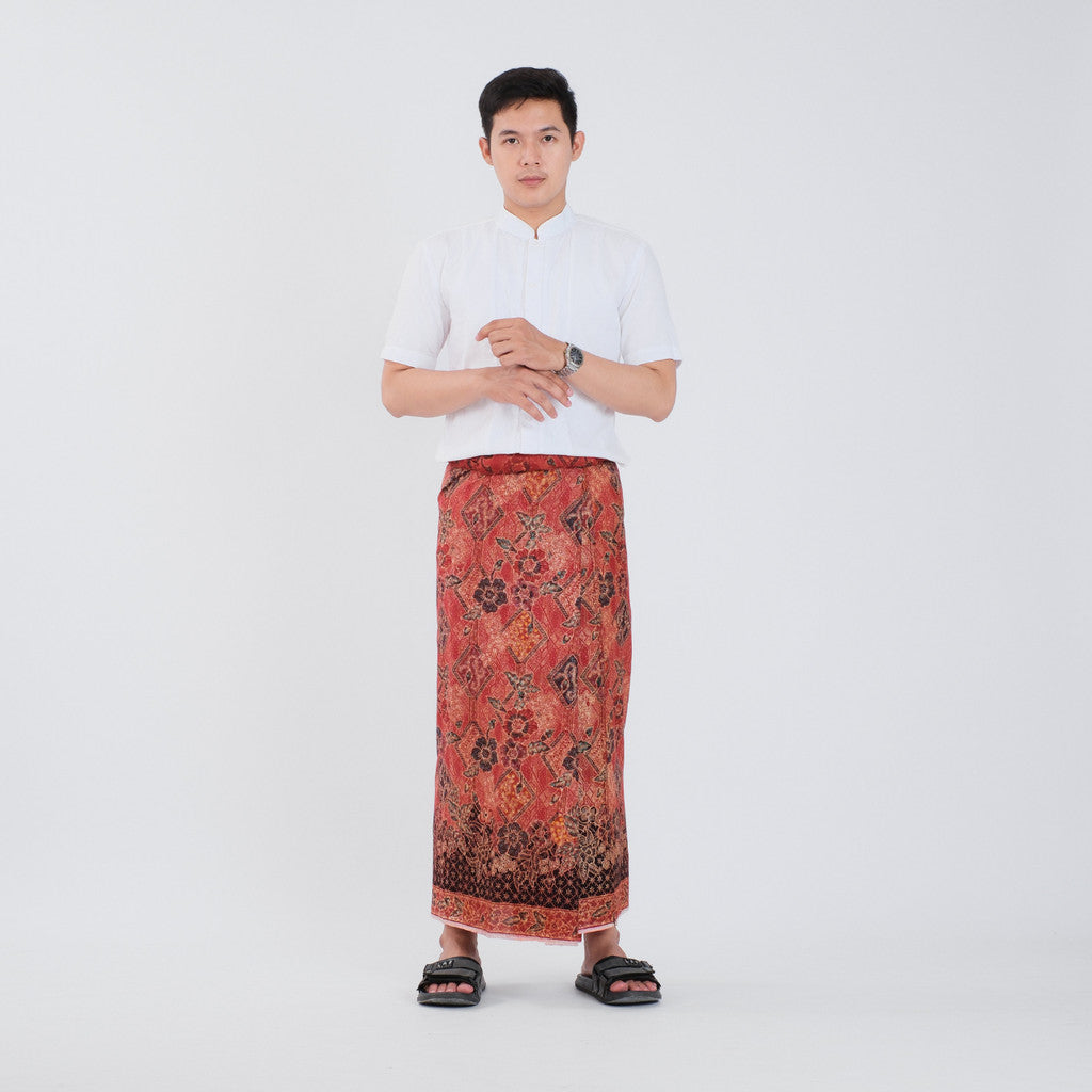 Sarung Batik Tulis Asli Pekalongan Katun Premium Surya Teja Pria Dewasa SBT-12