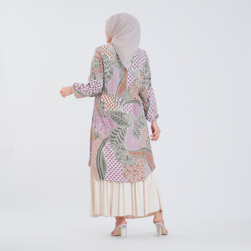 Atasan Batik Wanita Tunik Rayon Surya Teja Pekalongan TS-9