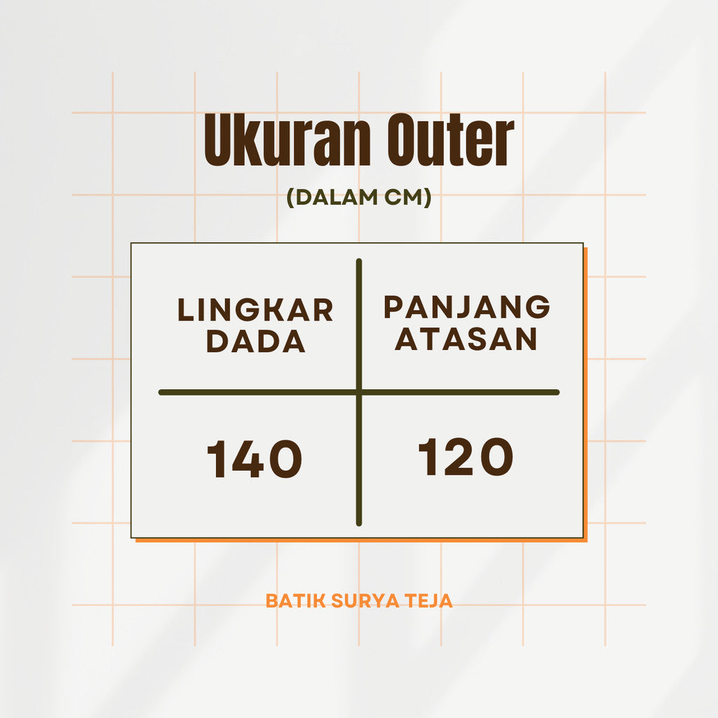 Outer Batik Tanpa Lengan Modern Wanita Rayon Premium Surya Teja Pekalongan OB-1