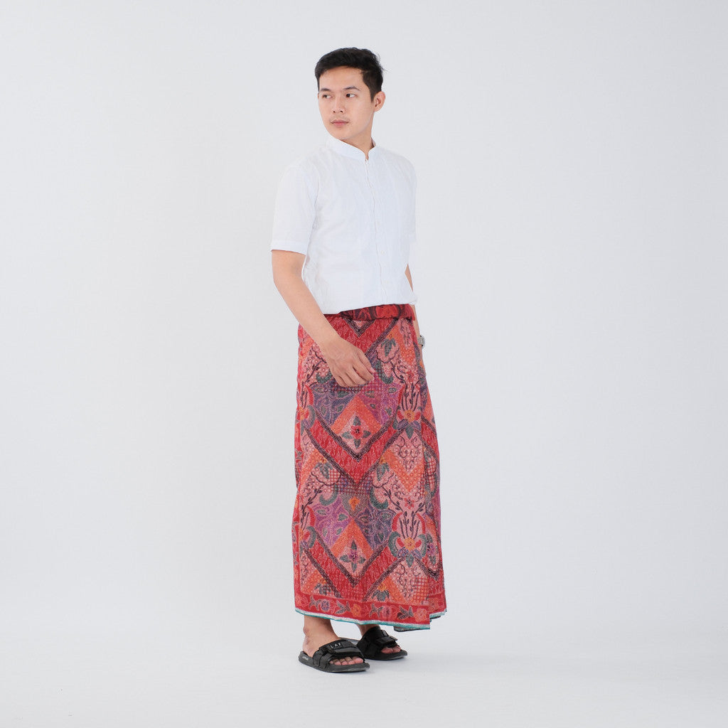 Sarung Batik Tulis Asli Pekalongan Katun Premium Surya Teja Pria Dewasa SBT-8