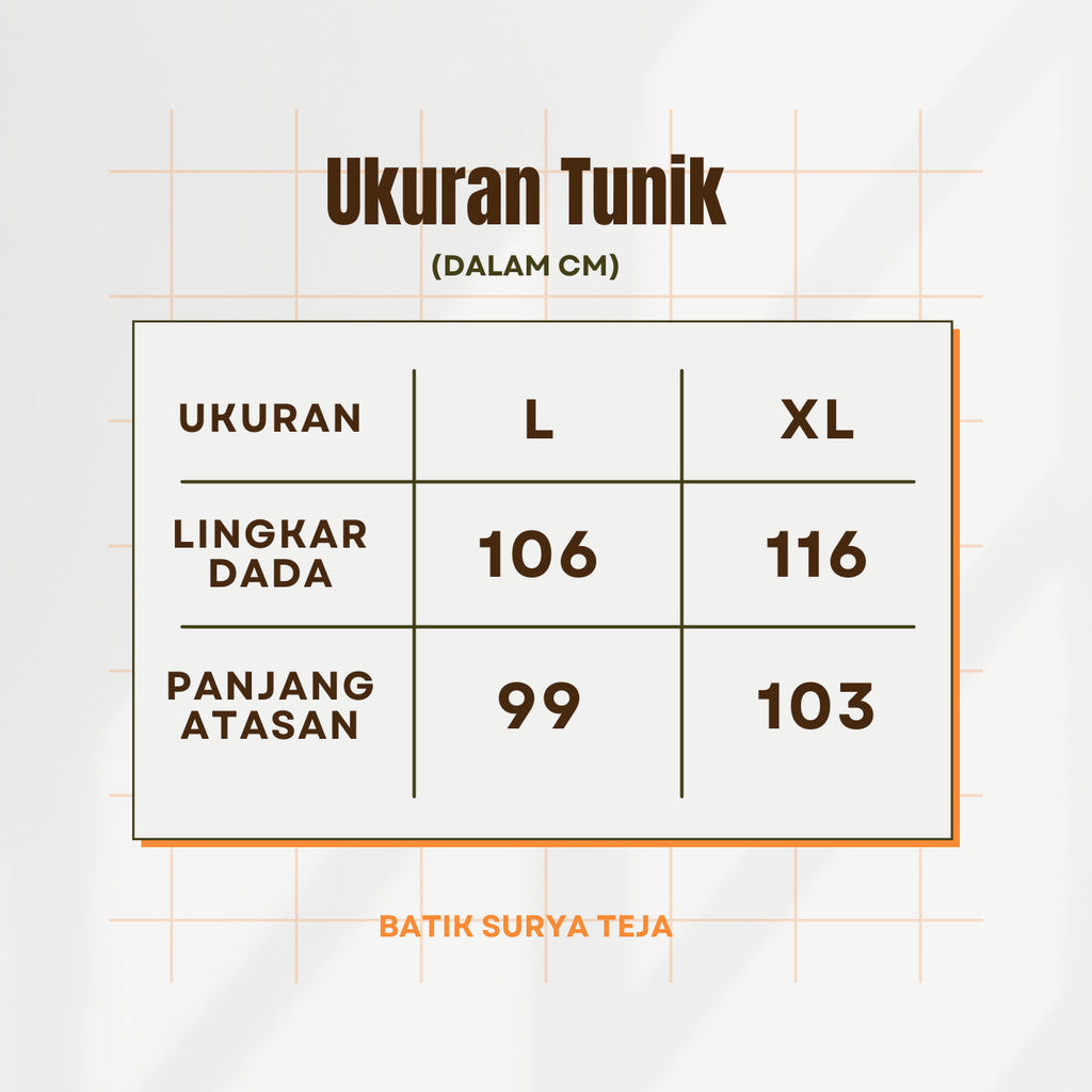 Atasan Batik Wanita Tunik Rayon Surya Teja Pekalongan TS-4